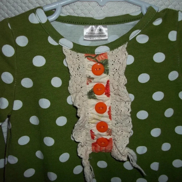 Girls One Piece Fall Outfit - 6 to 12 Months - Picture 2 of 4